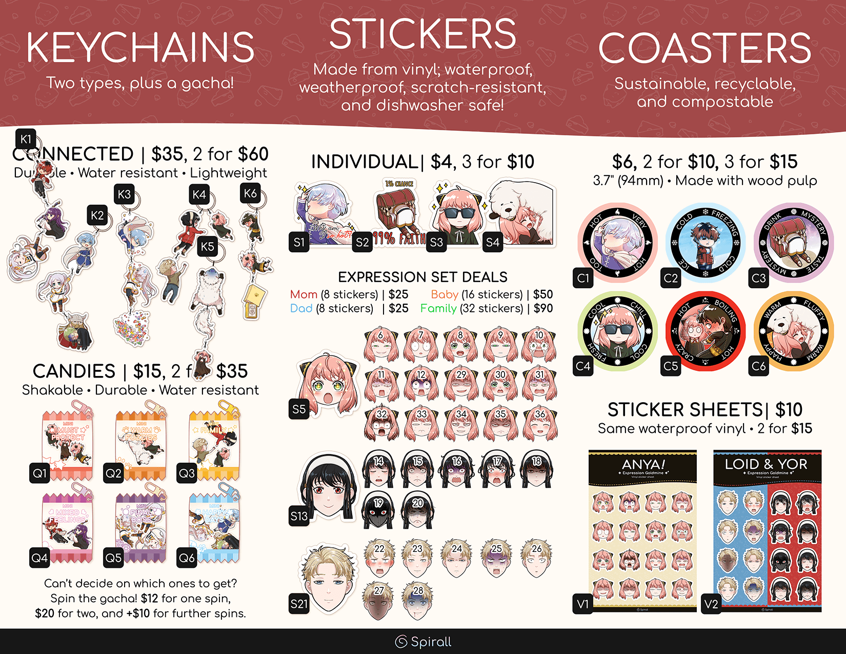 Anime North 2024 Brochure (Back side)